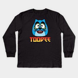 Catwoman Toodee Kids Long Sleeve T-Shirt